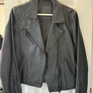 Blank NYC Anthropologie Faux Leather Jacket Size Small